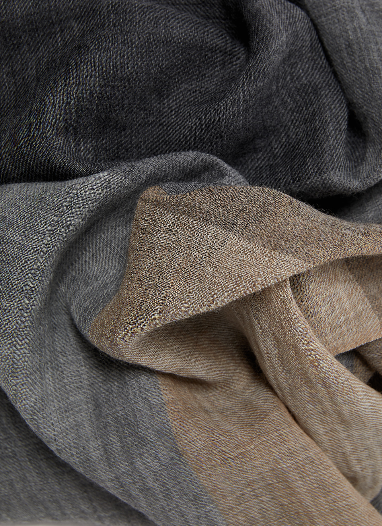Foulard multicolor en merino image number 2