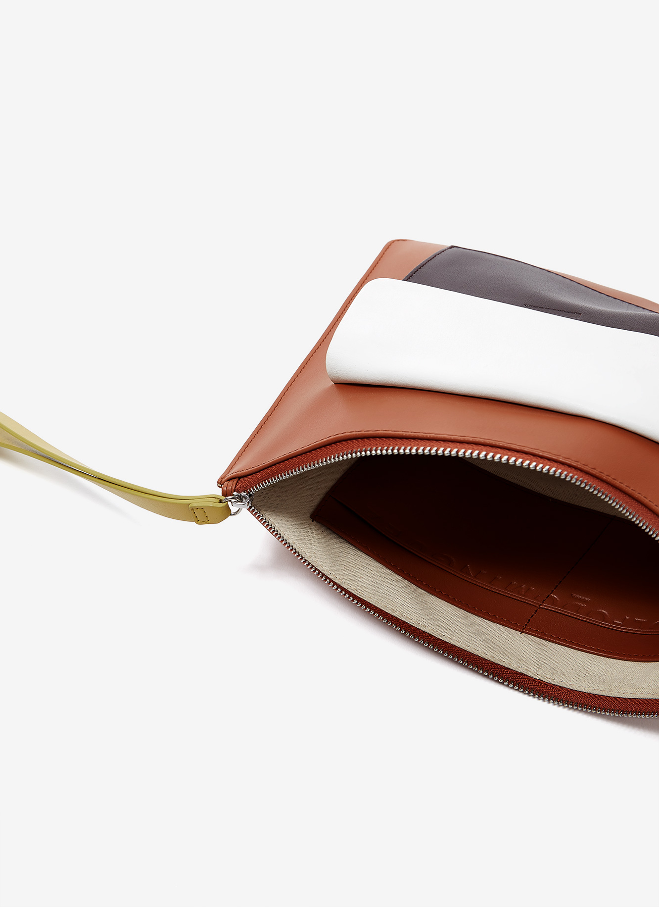 Tricolour vachetta leather handbag image number 2