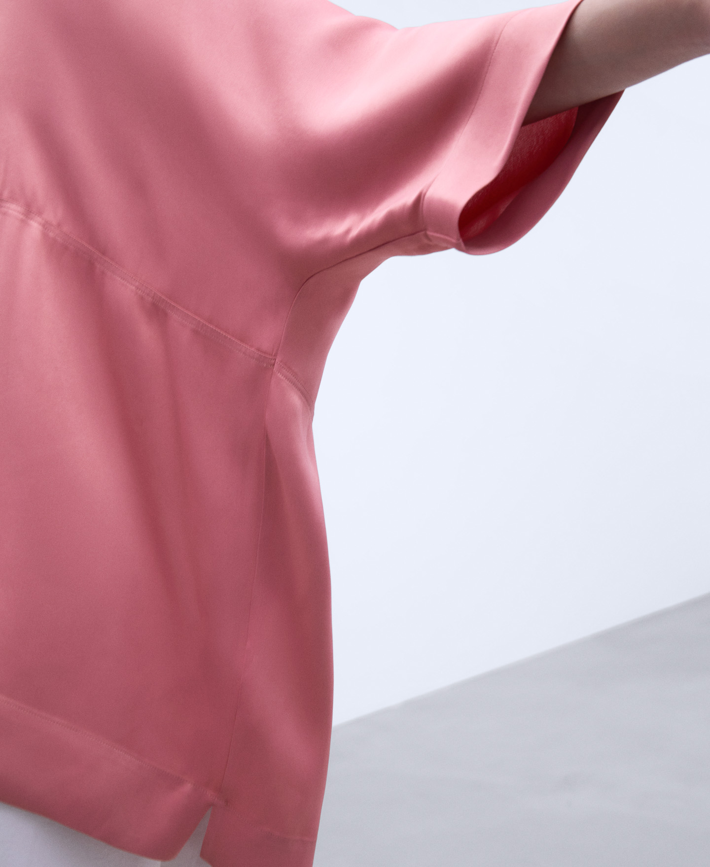 Japanese sleeve fluid shirt image number 3