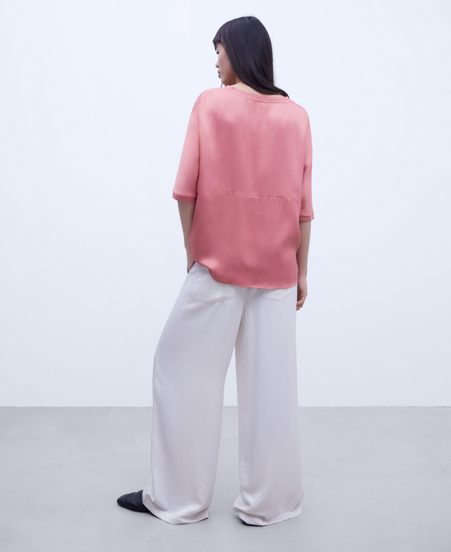 Viscose fluid blouse image number 2