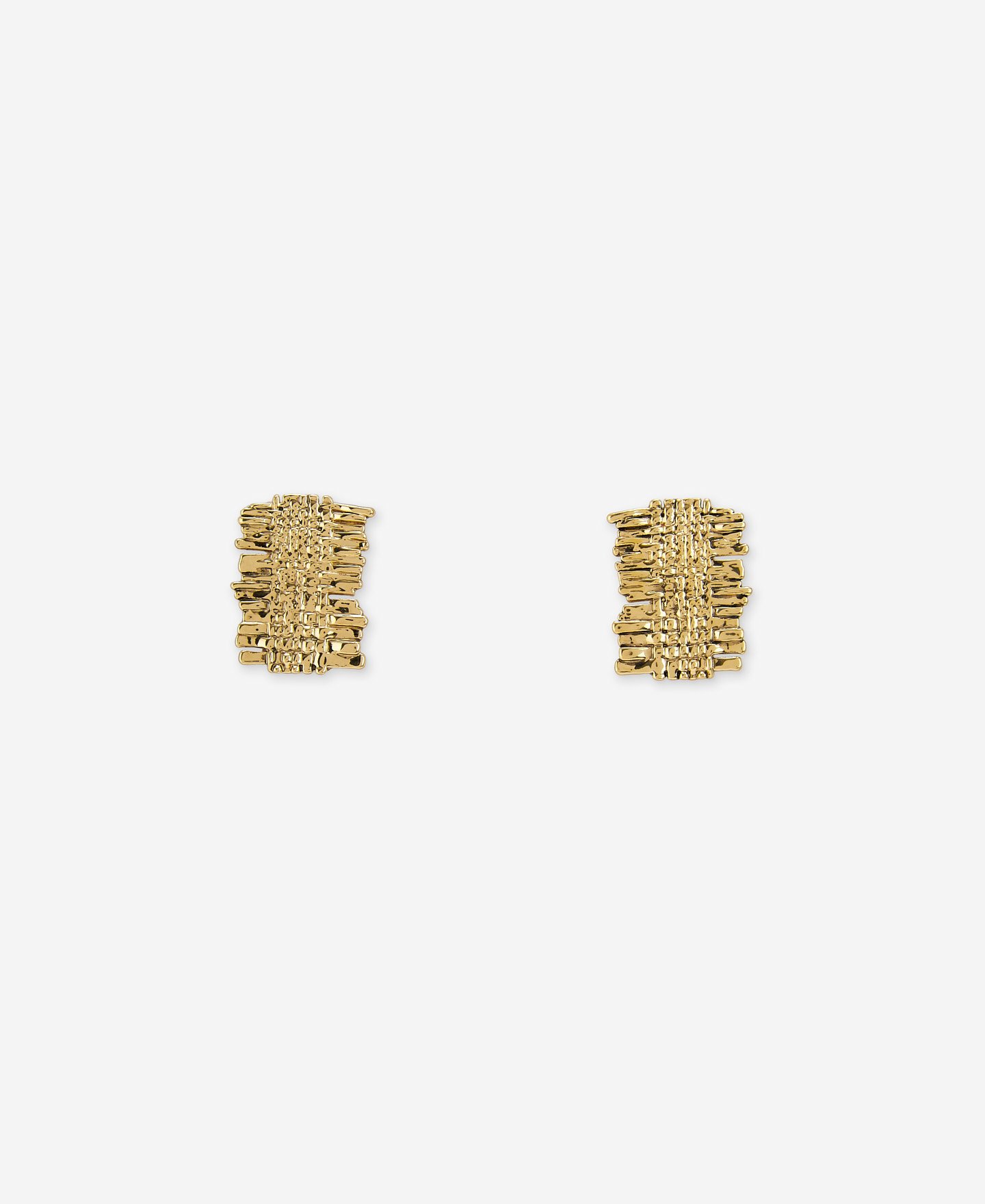Gold plated zinc earrings for women image number 0