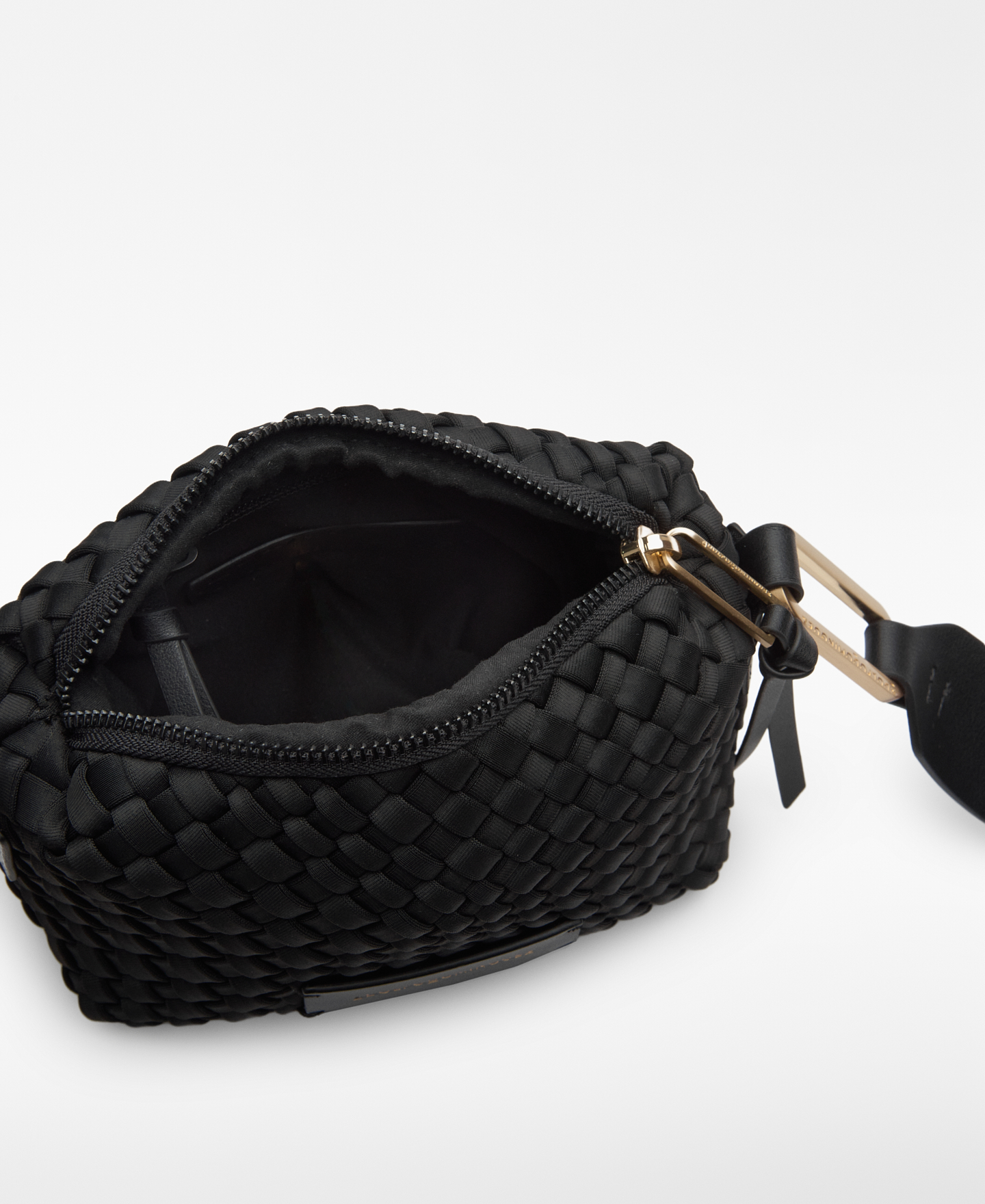 Braided fabric small crossbody woman image number 2