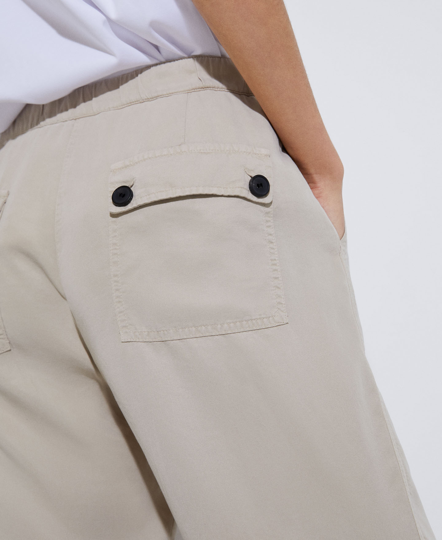 Tencel™ lyocell jogger trousers image number 3