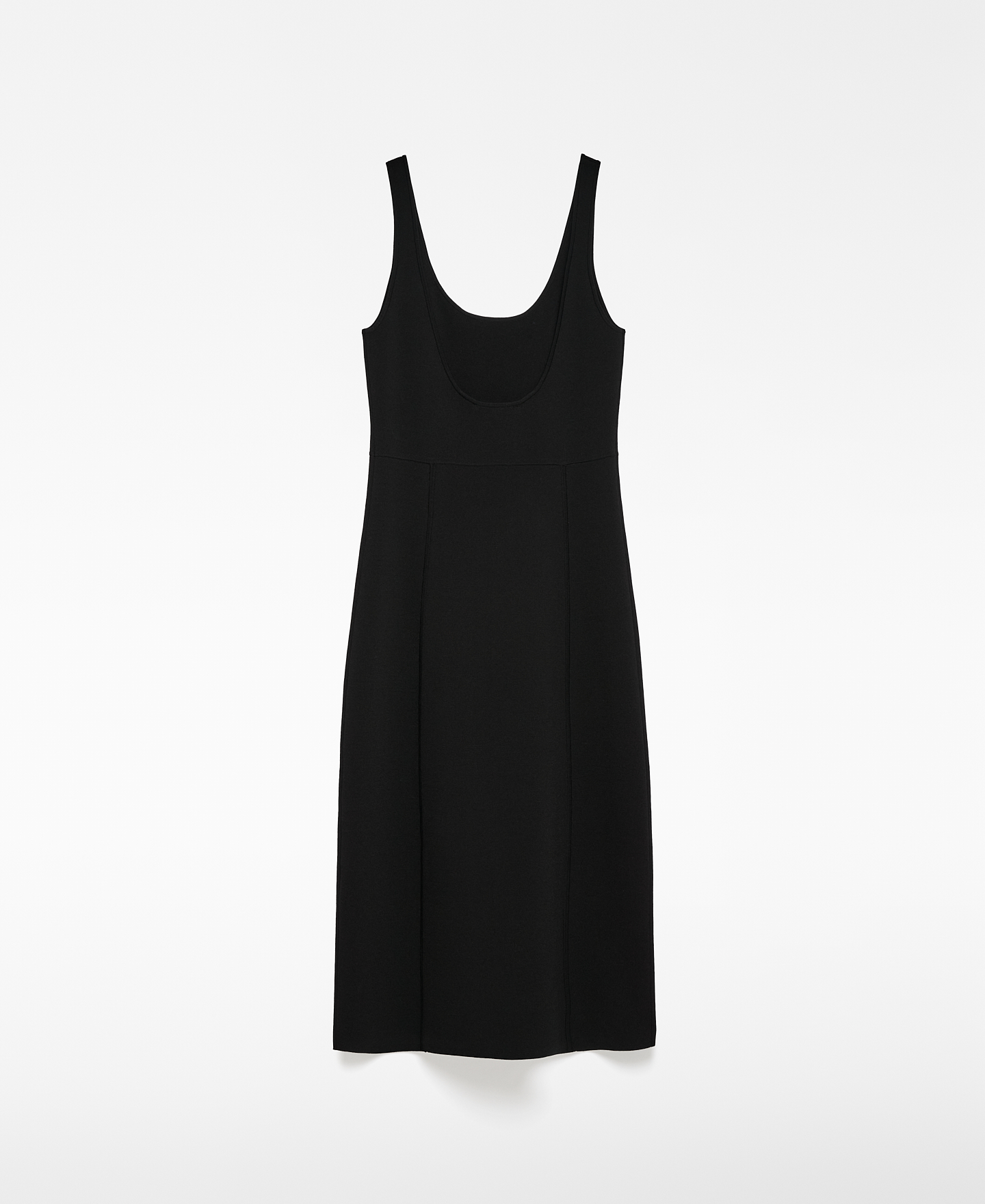Vestido midi de malha para mulher image number 5