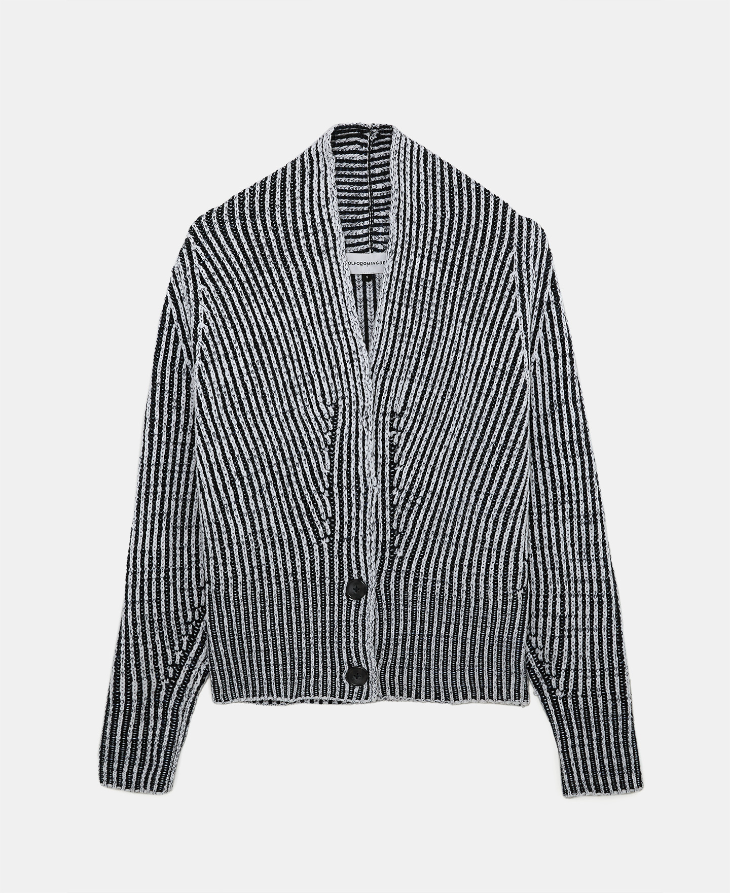 Chaqueta de punto con dos botones image number 4