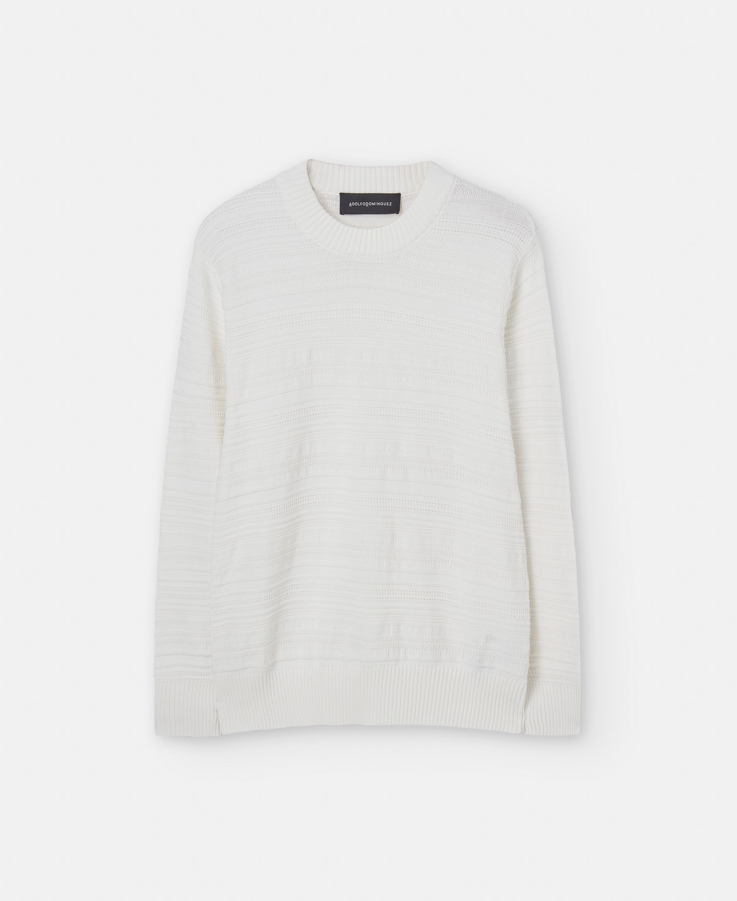 Responsible cotton structured sweater image number 4