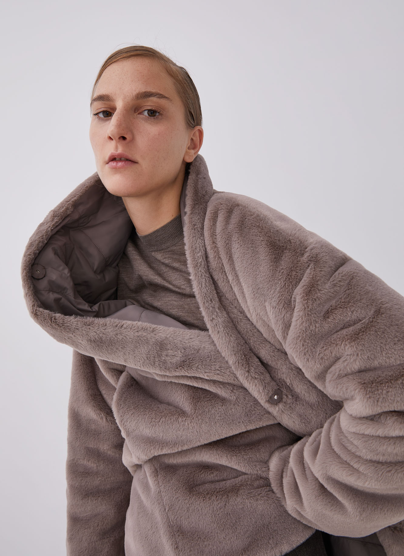 Anorak envolvente reversible image number 5