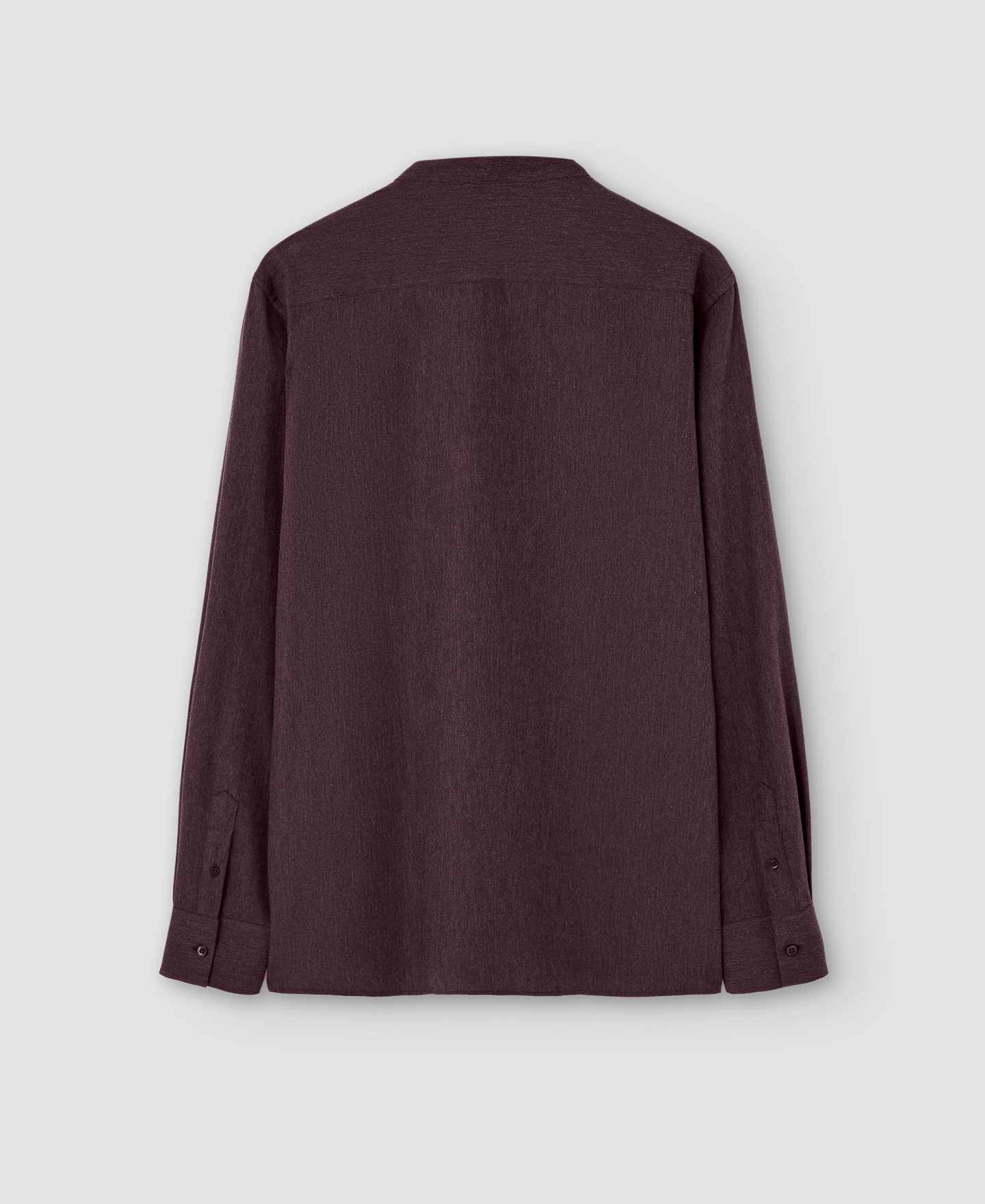 Mandarin collar cotton shirt image number 5