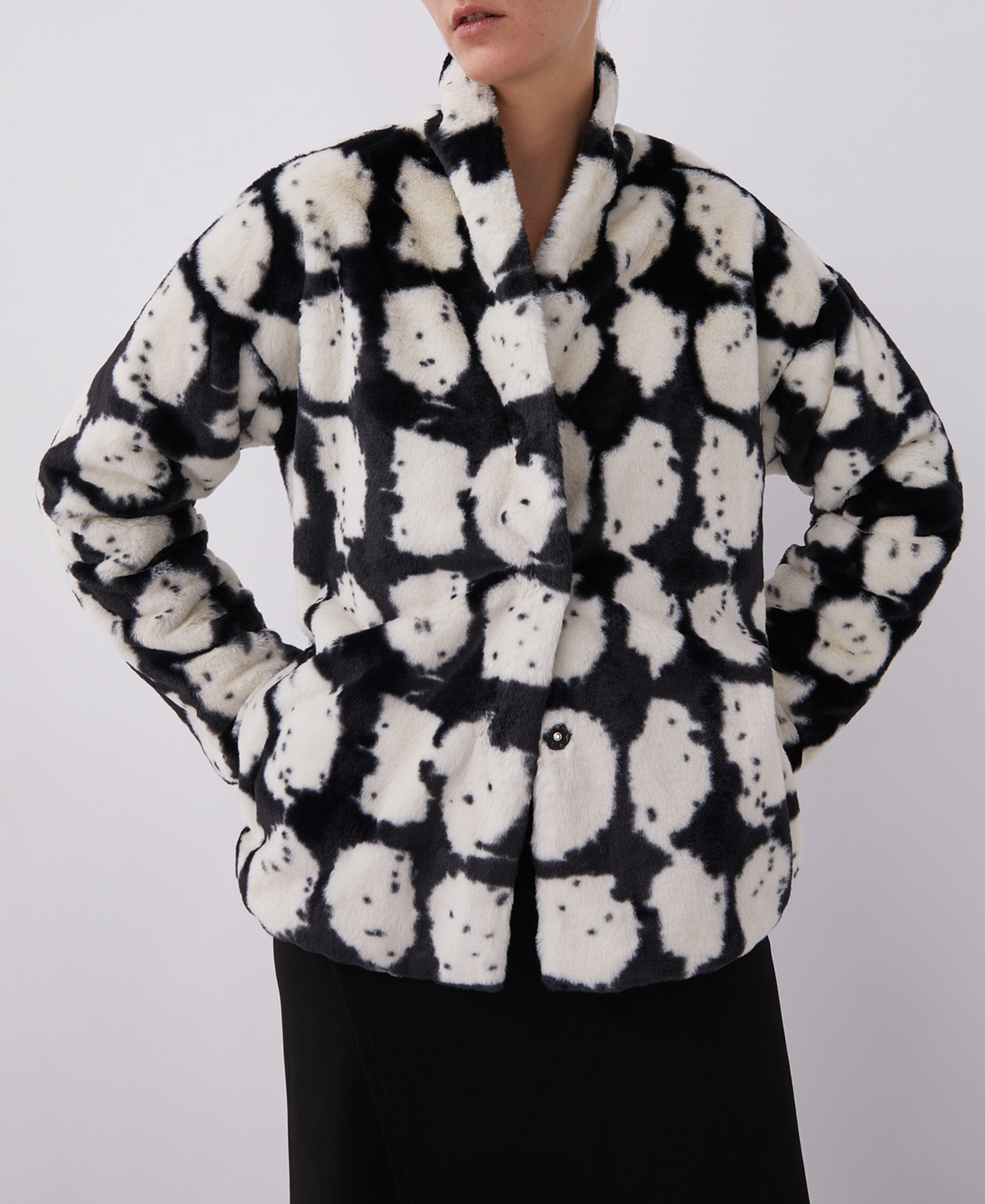 Anorak envolvente reversible image number 3