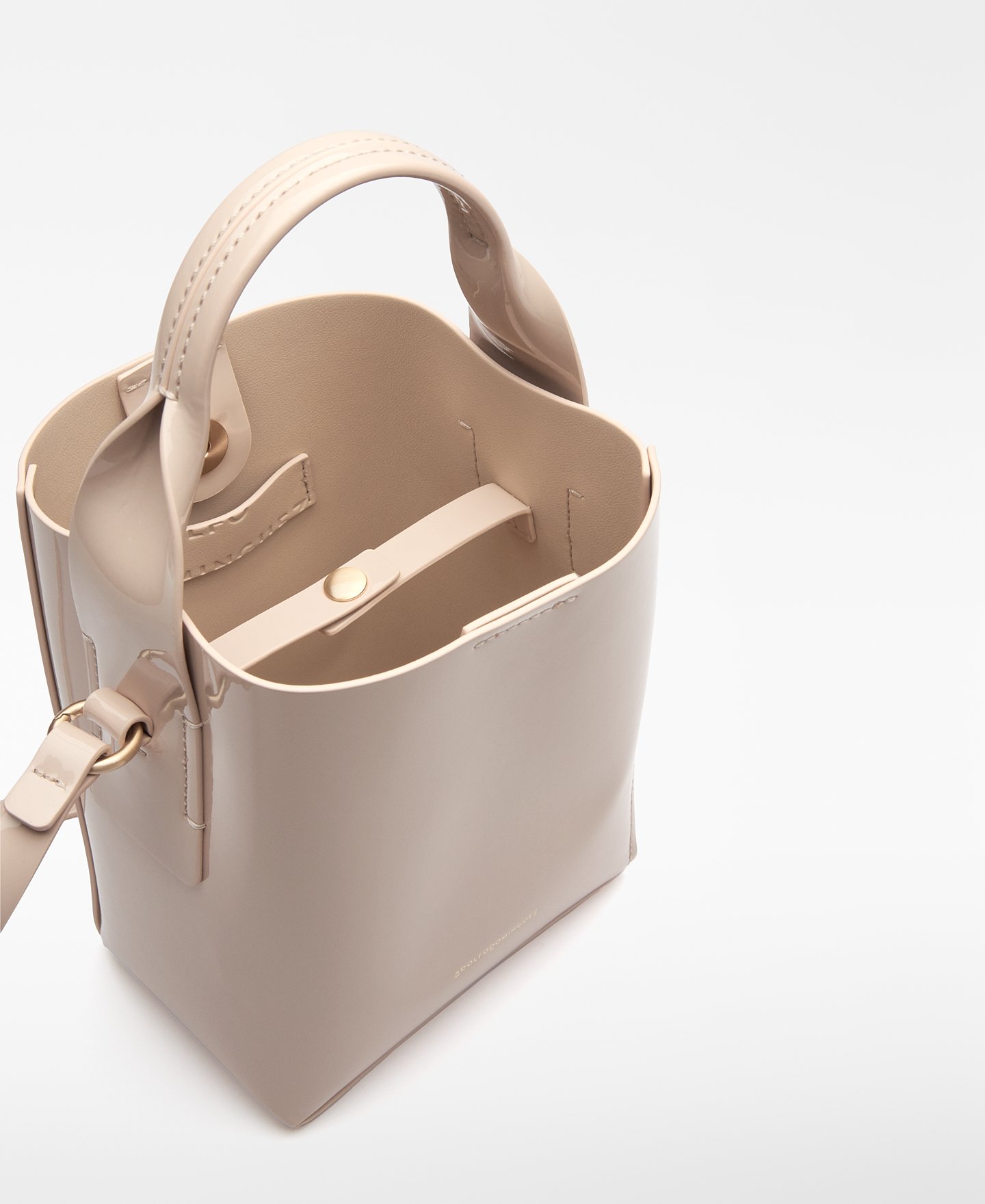 Mica patent bucket bag woman image number 2