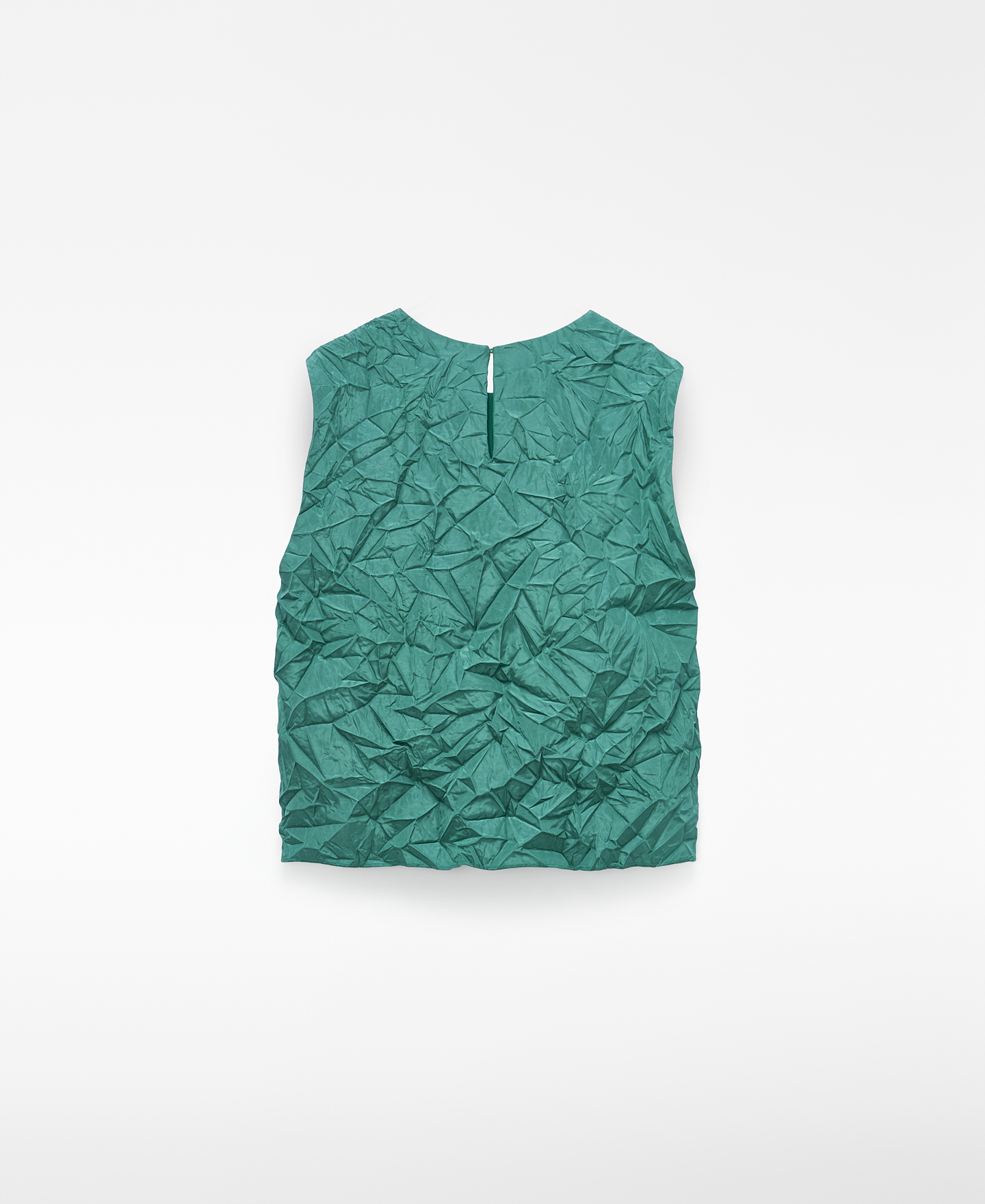 Satin-Top mit Knittereffekt image number 5