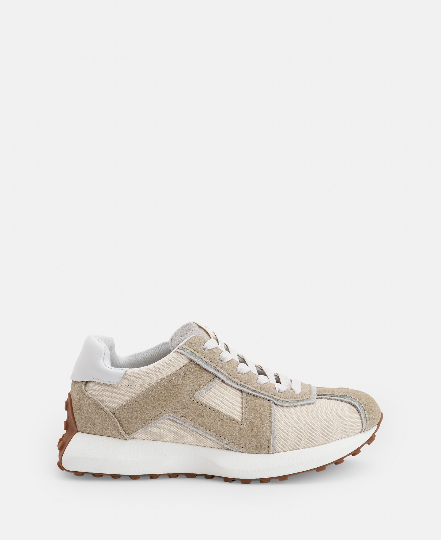 Zapatilla runner vintage en piel image number 0