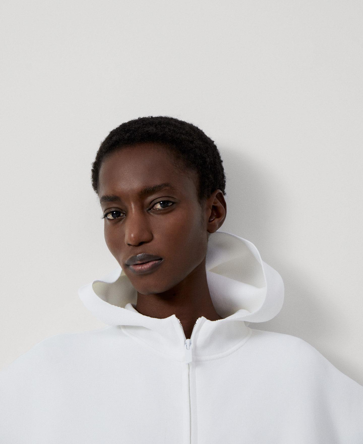 Recycled nylon double faced coat image number 3