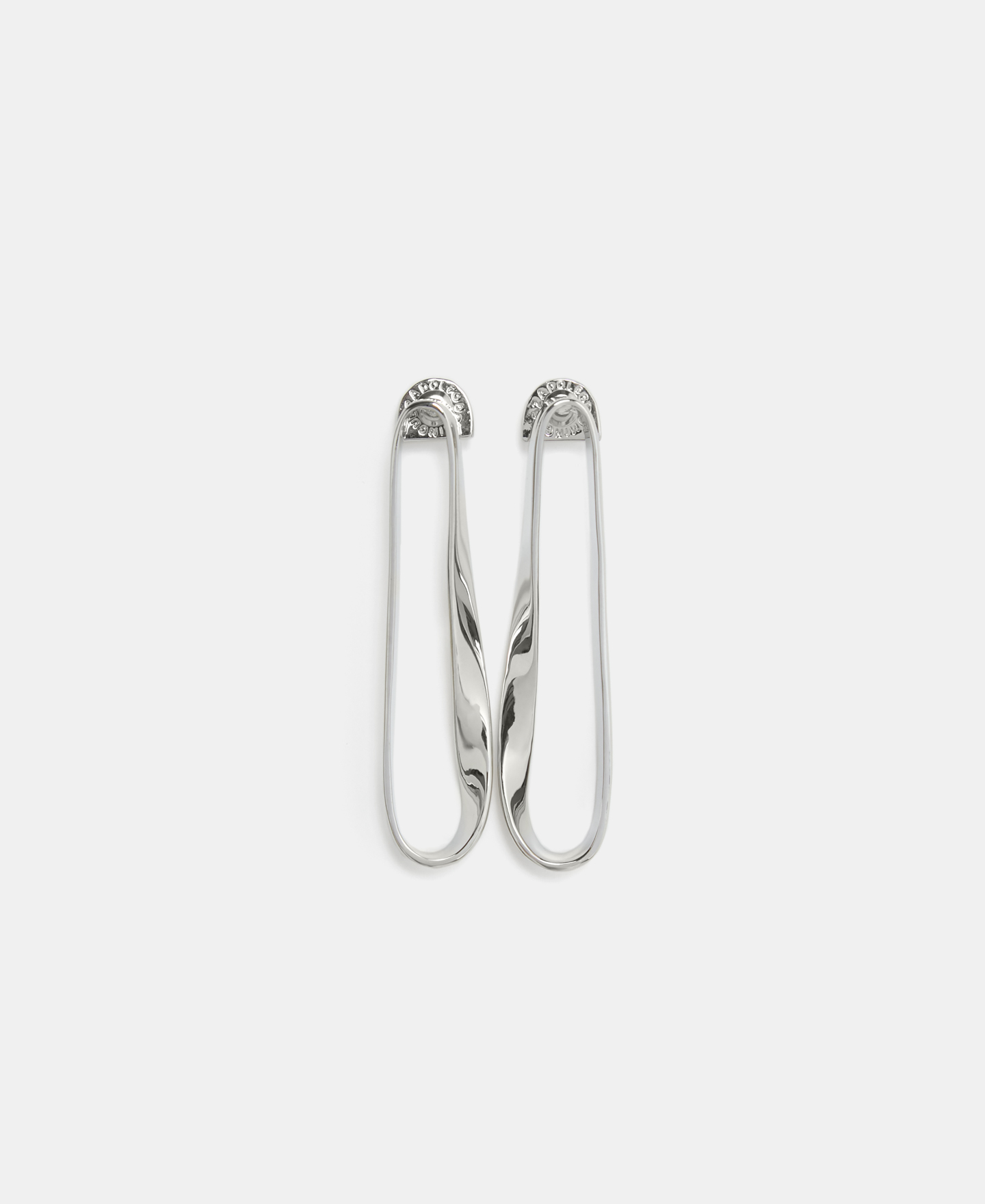Organic chain earrings image number 0