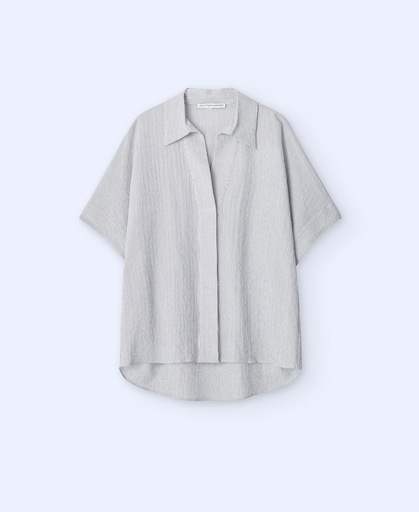Camisa seersucker en algodón image number 4