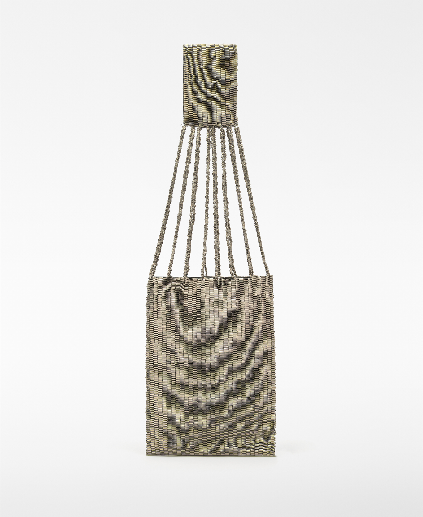 Flat beaded cocktail bag image number 1