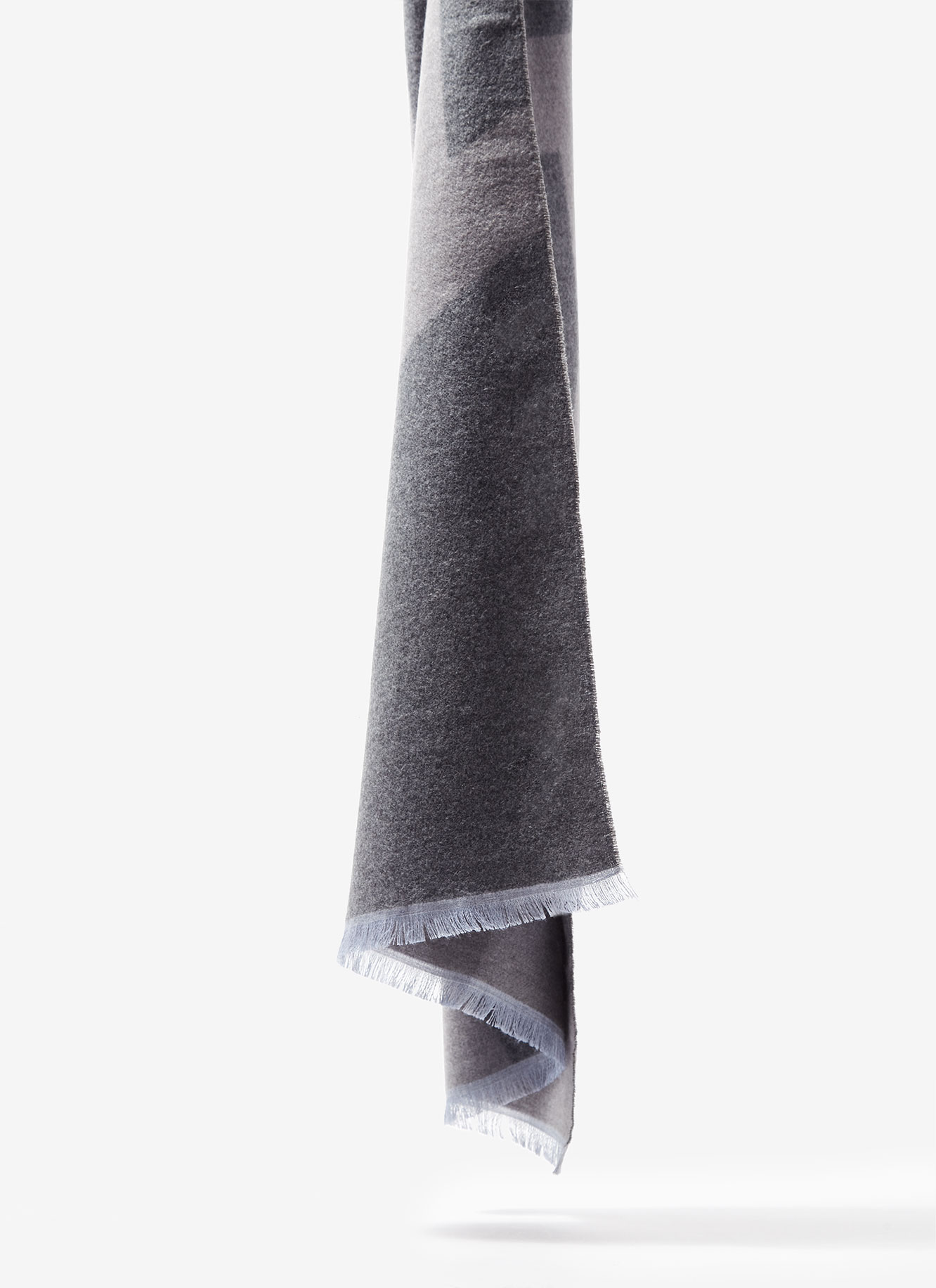 Foulard bicolor con logo image number 2