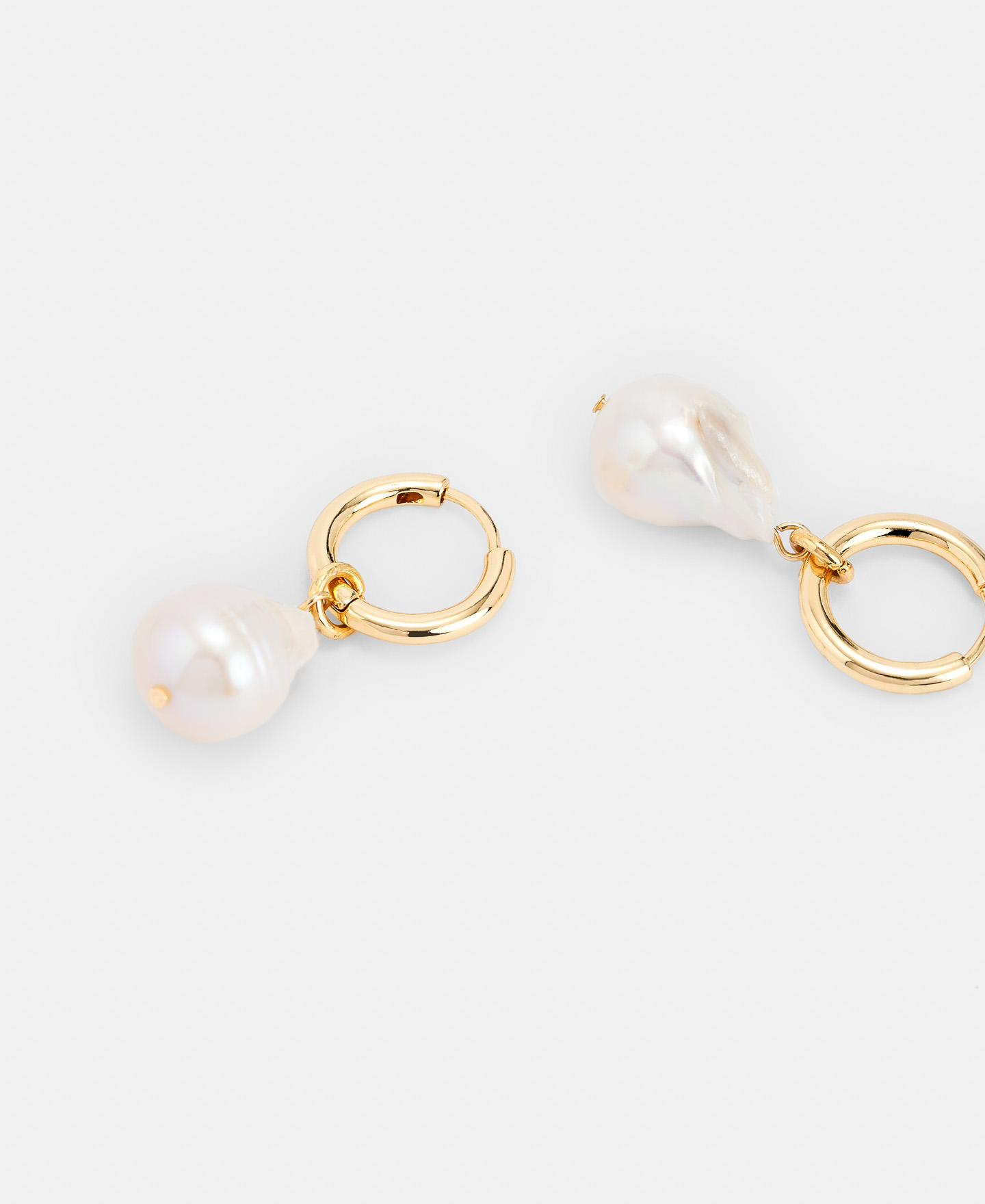 Pendientes perla orgánica image number 2
