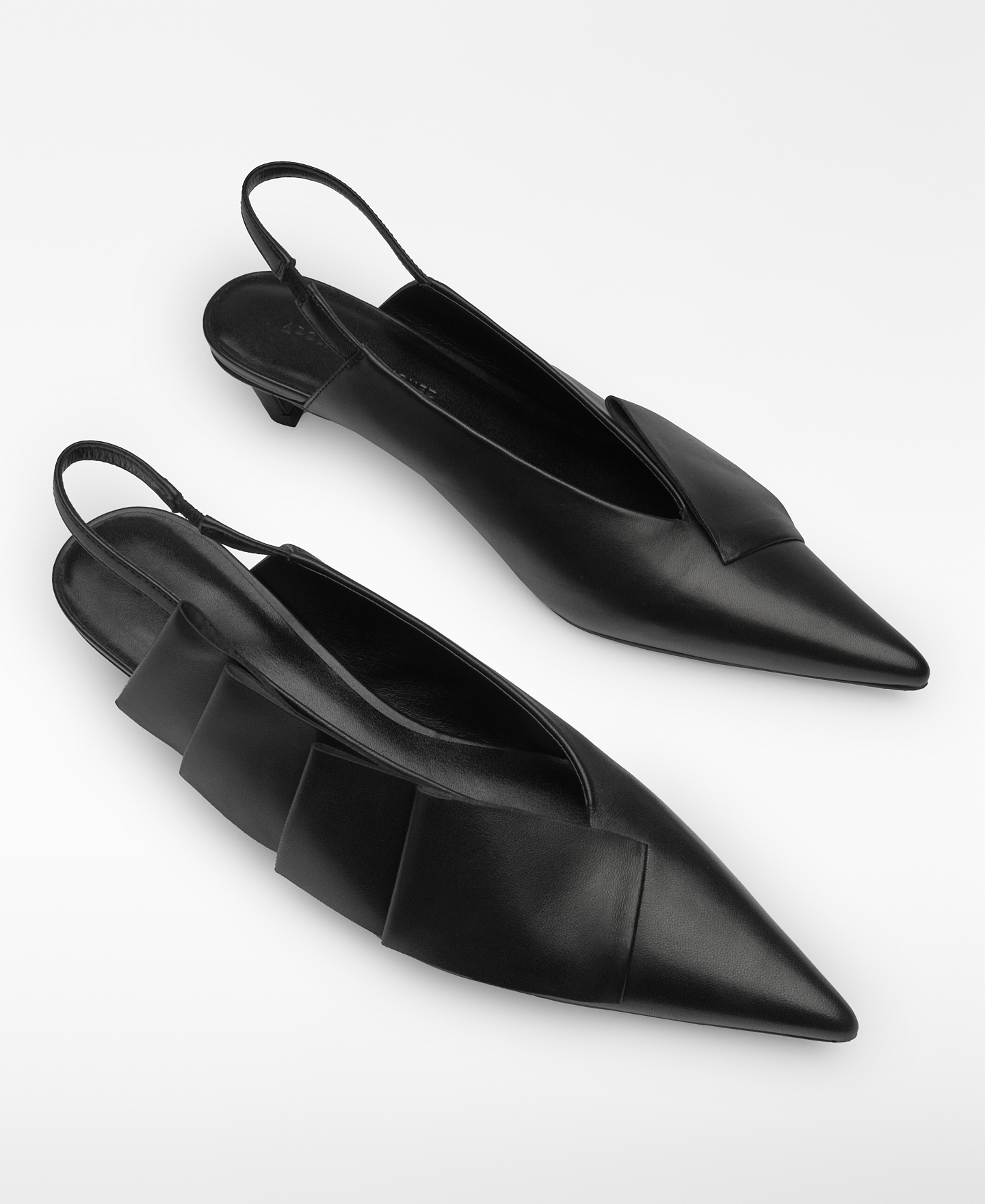 Zapato tacón destalonado piel mujer image number 1