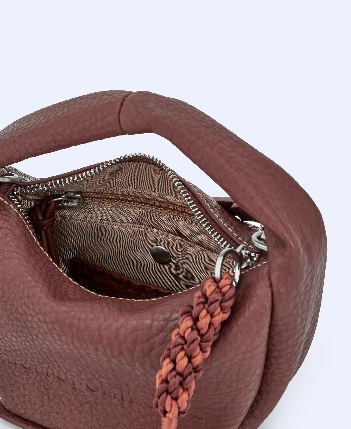 Recycled polyester small messenger bag image number 2