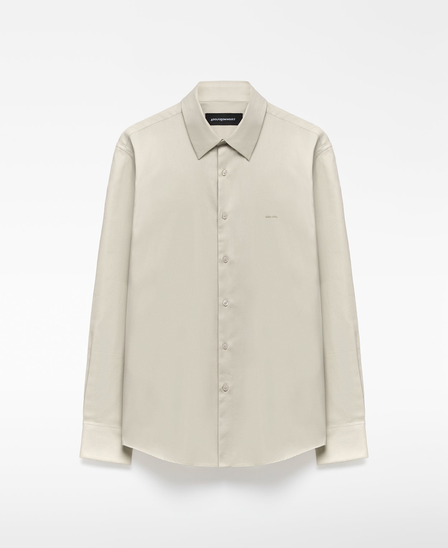 Organic cotton spread collar shirt man image number 0