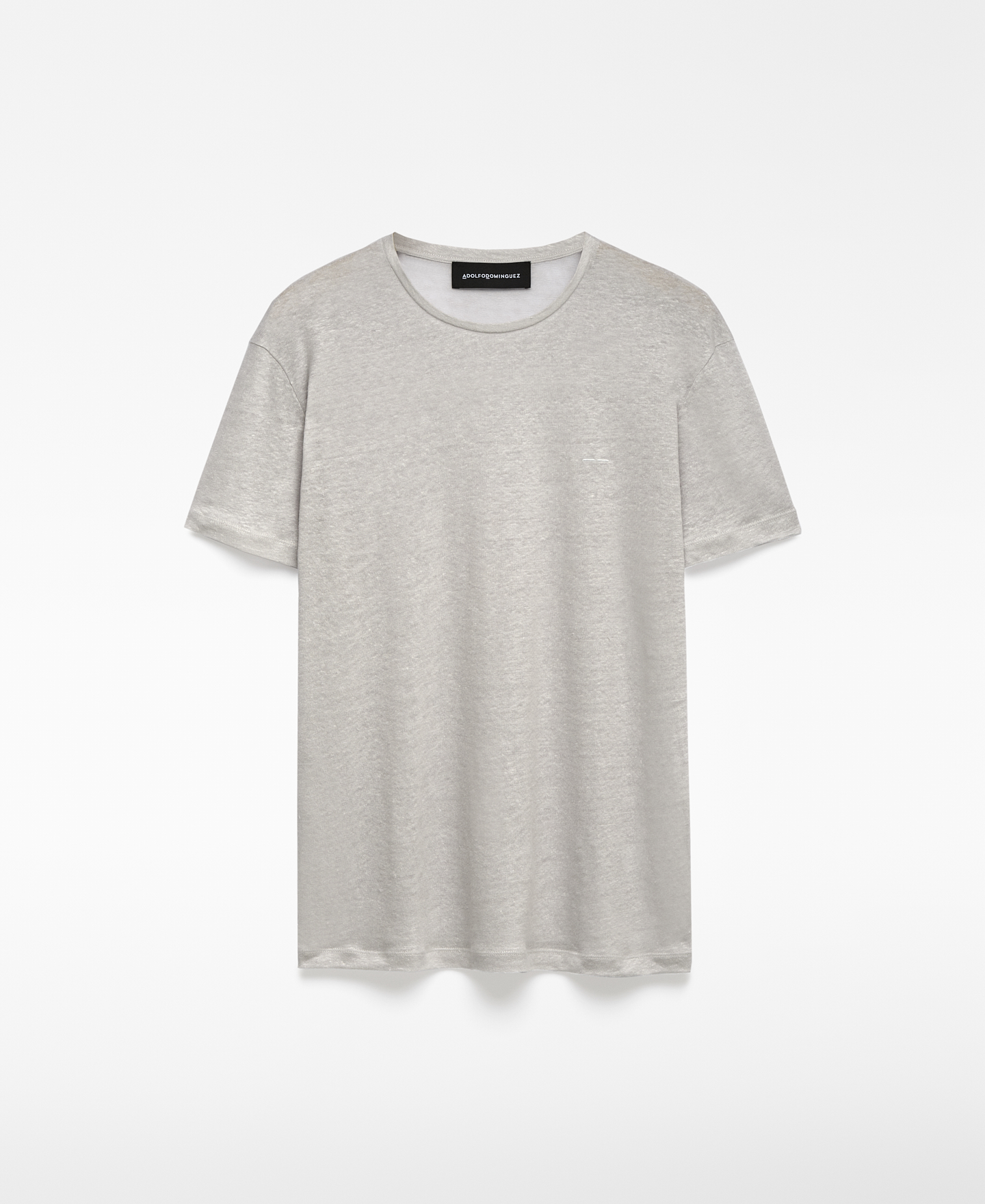 European linen regular fit T-shirt man image number 0