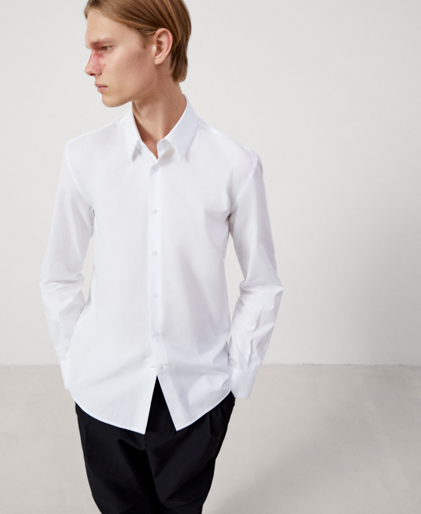 Camisa em algodão orgânico image number 0