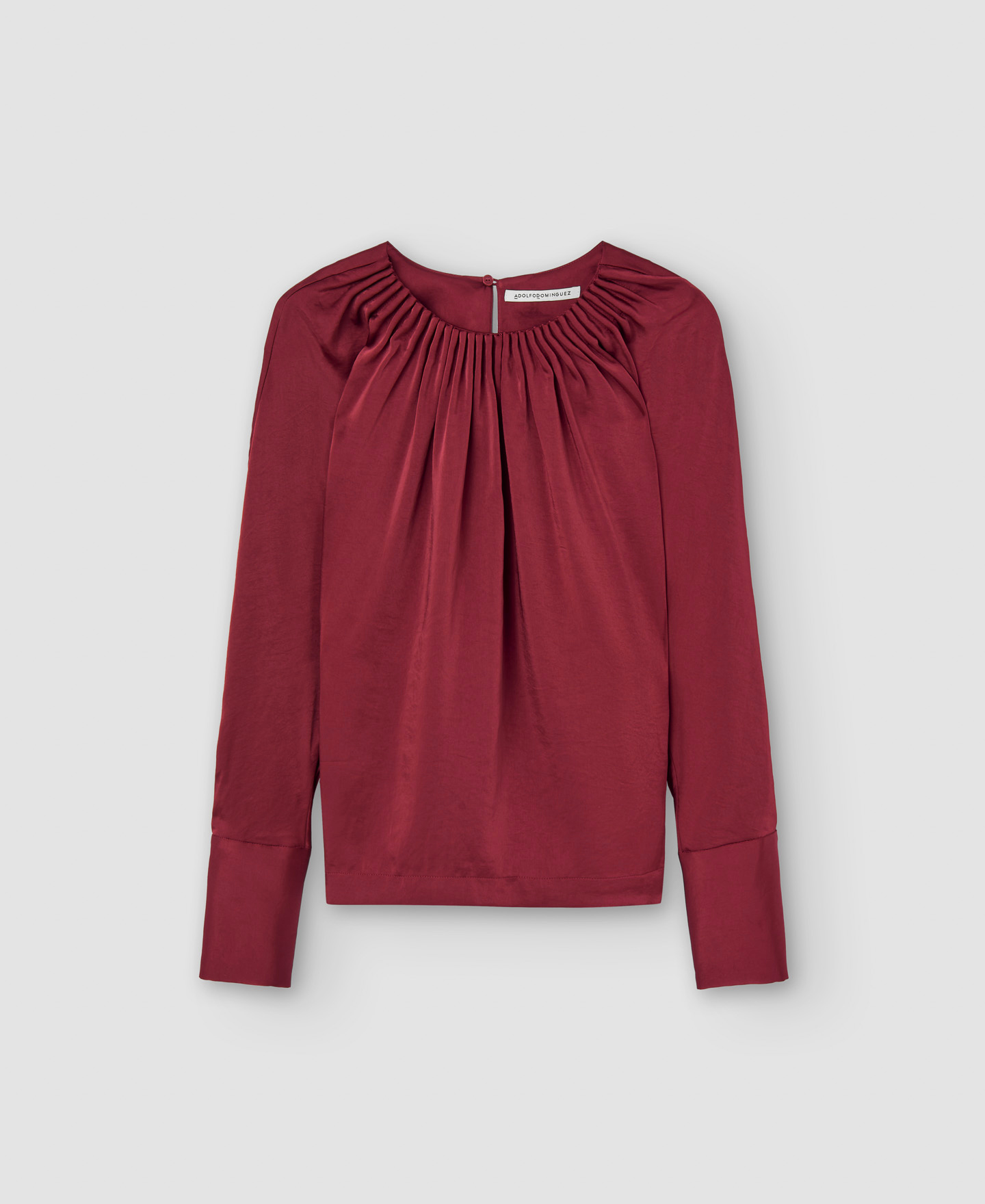 Ruffled collar and Japanese sleeve shirt image number 4