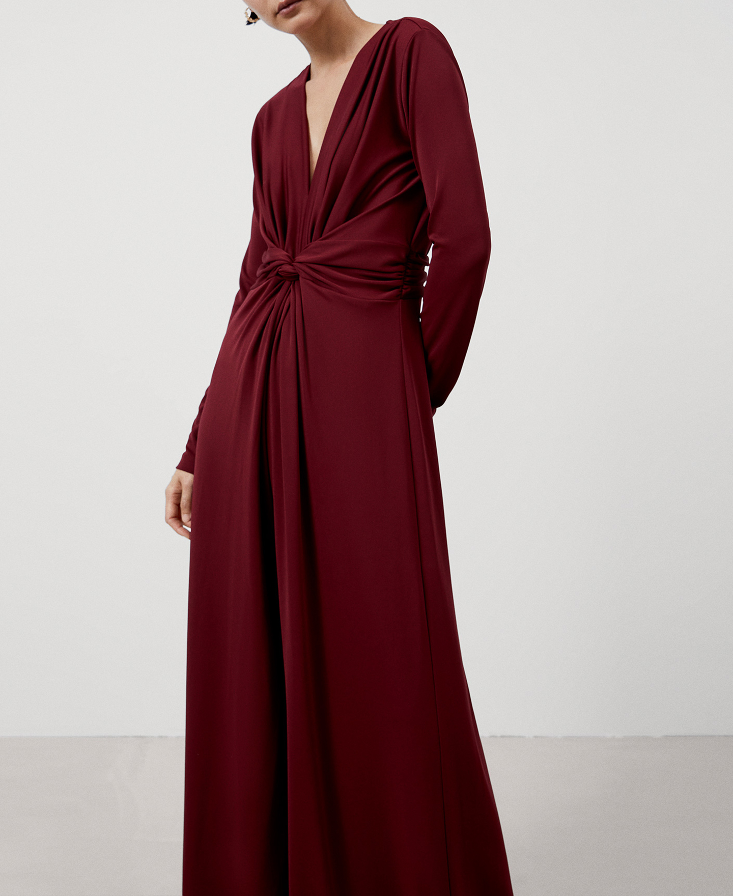 V-neckline jumpsuit image number 0
