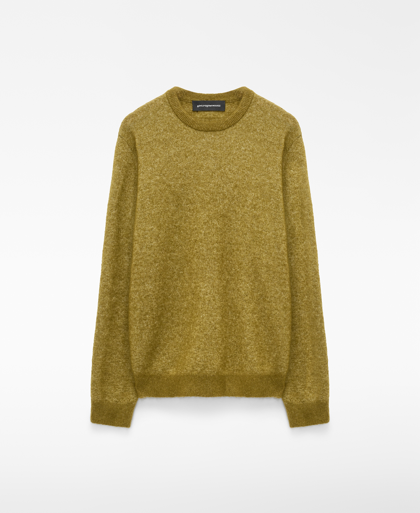 Mohair blend crew collar sweater image number 4