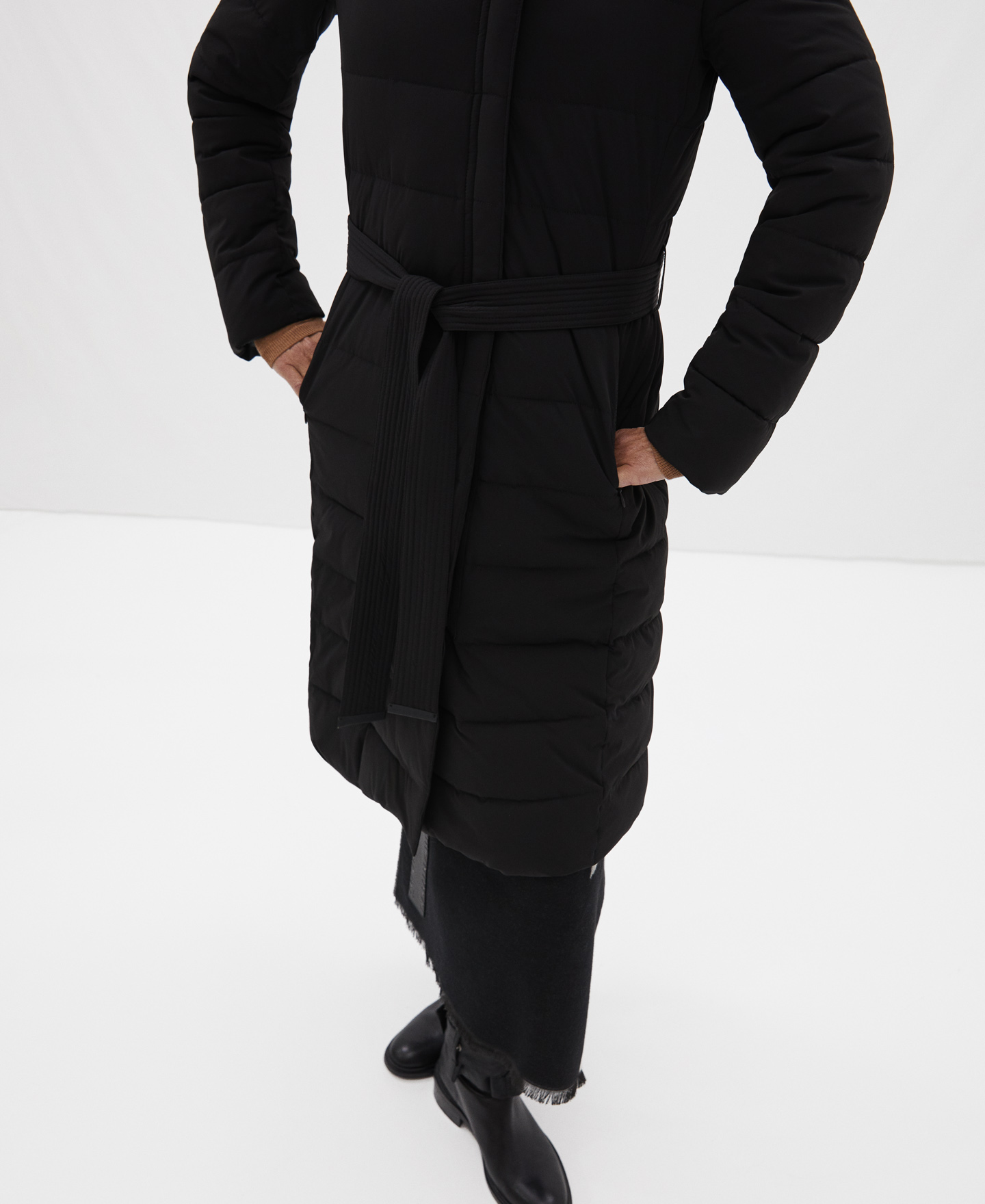 Nylon padded jacket image number 3