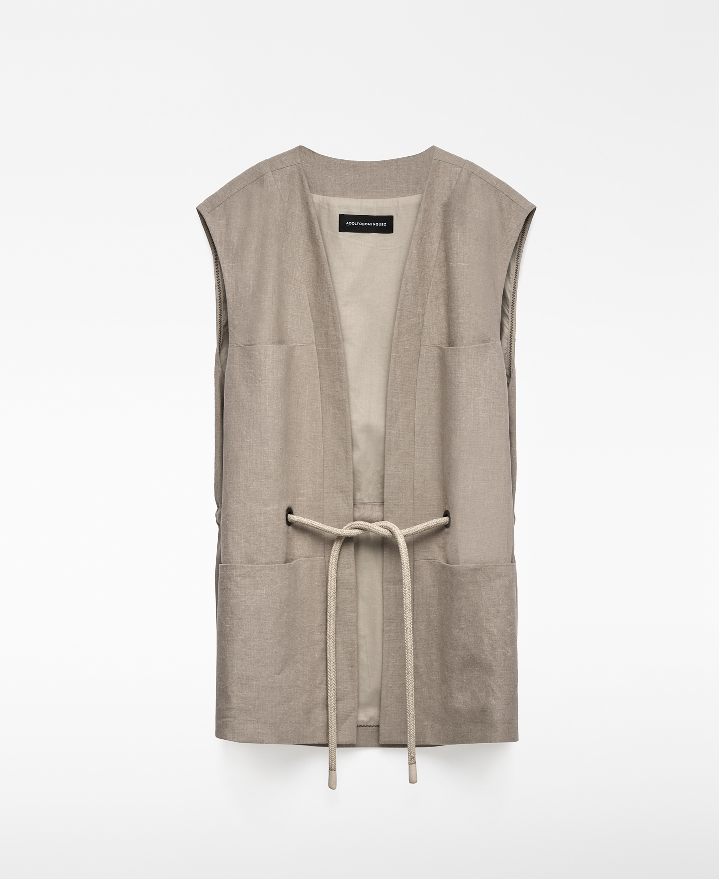 Gilet en lin responsable homme image number 2