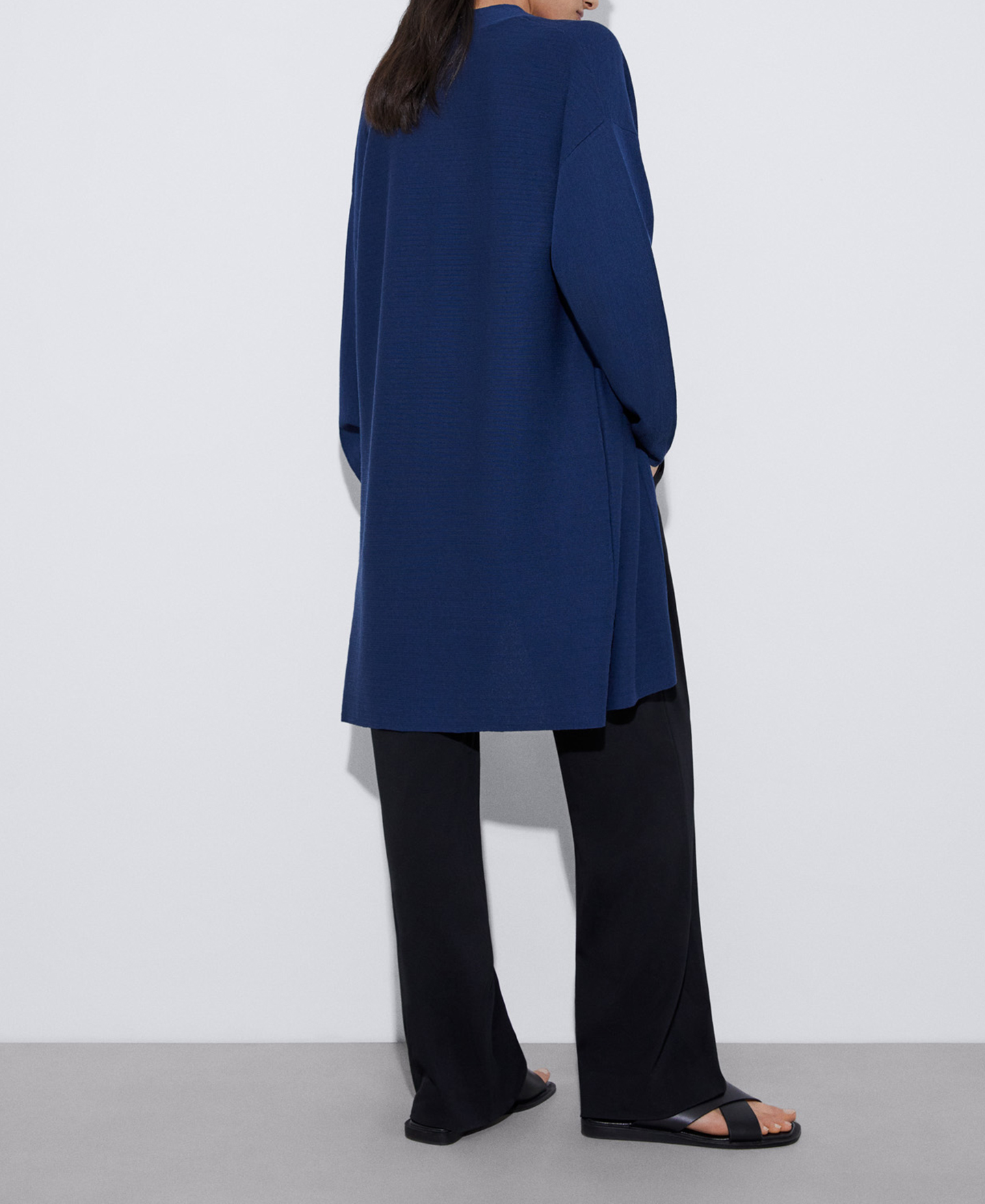 Striped kimono jacket image number 2