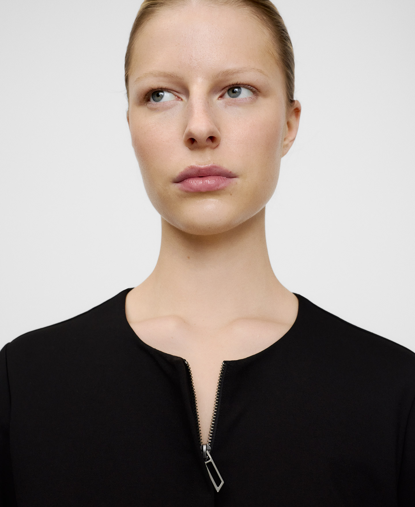 A-line top with concealed zipper closure image number 3