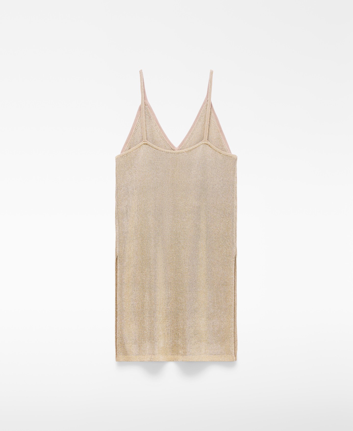 Top com al&ccedil;as em malha metalizada image number 5