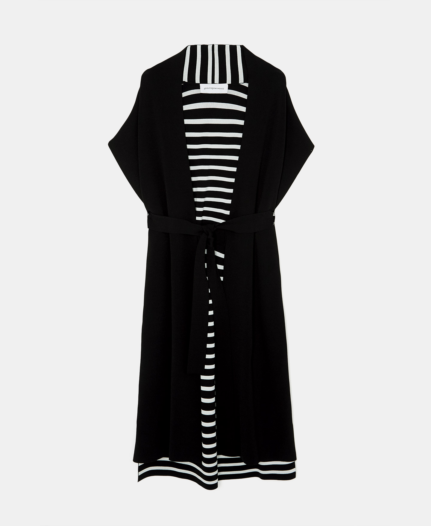 Double front viscose cape image number 4