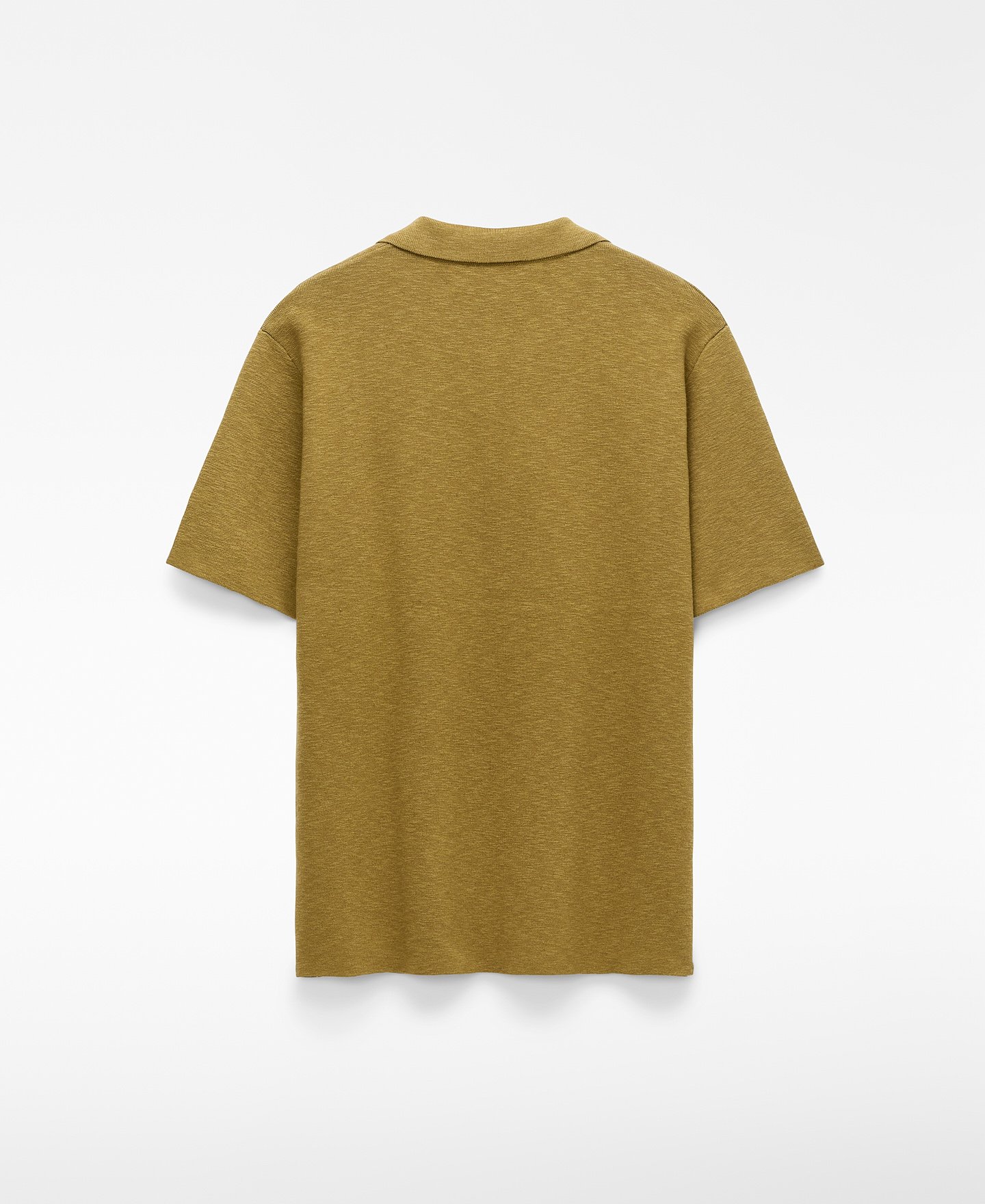 Polo cuello pico microtextura image number 5