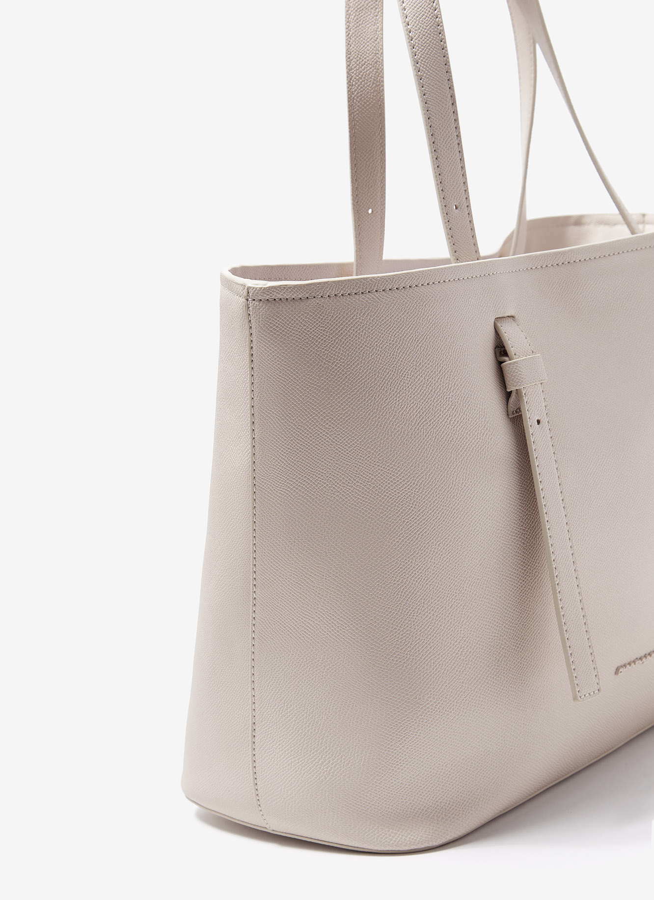 Faux saffiano horizontal shopper image number 1