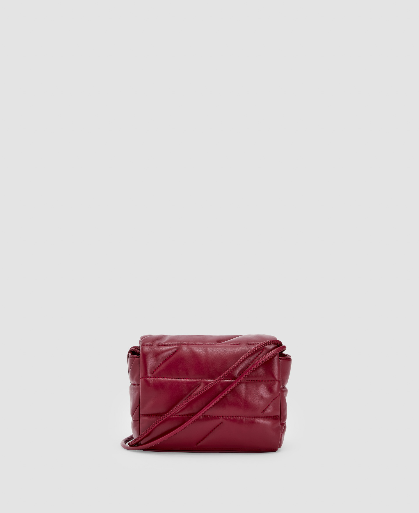 Responsible leather small shoulder bag image number 1