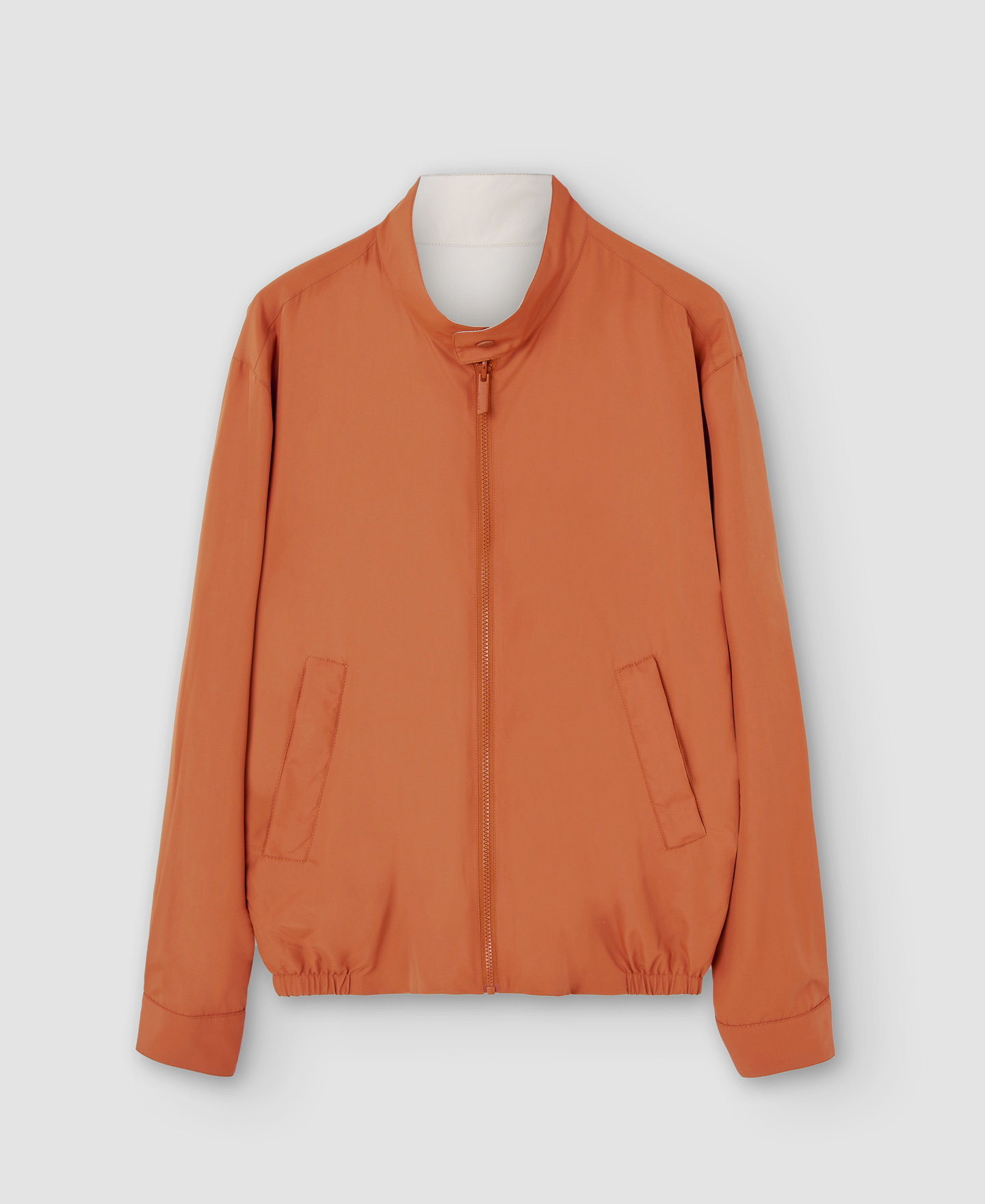 Reversible Mandarin collar Harrington image number 6