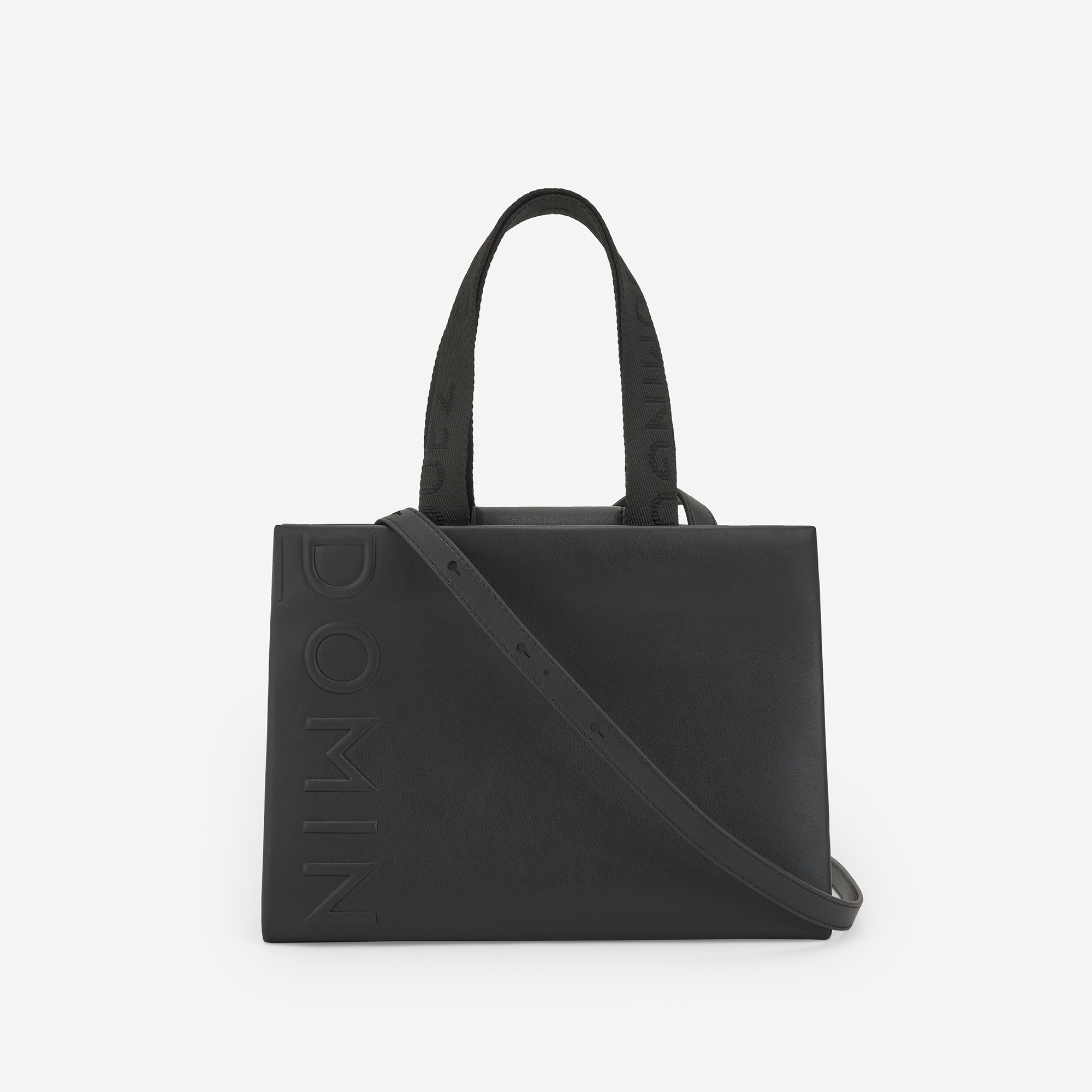 Medium black shopper bag for women image number 1