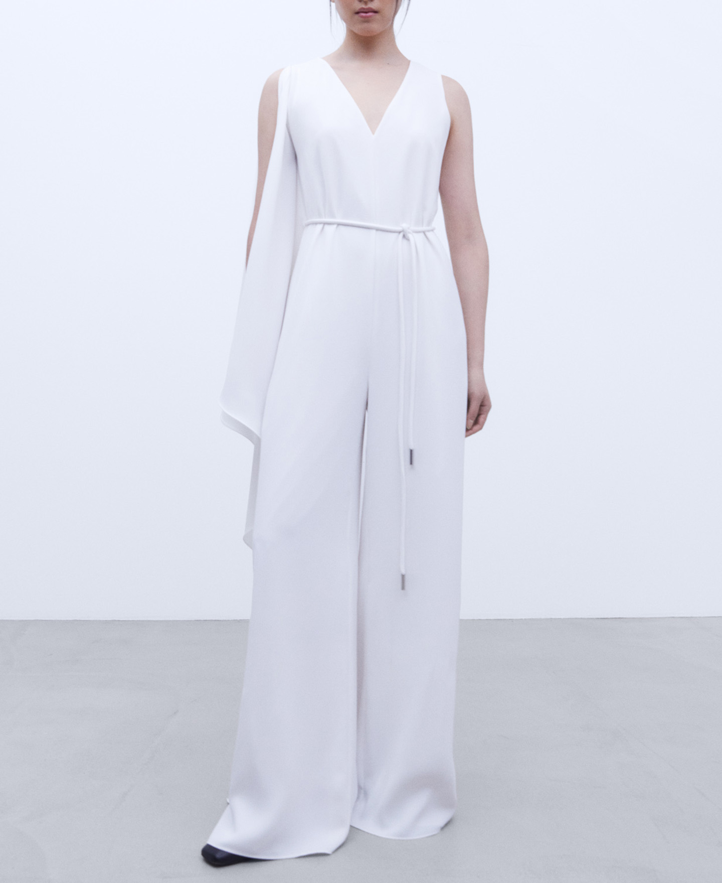 Cocktail asymmetrical jumpsuit image number 1