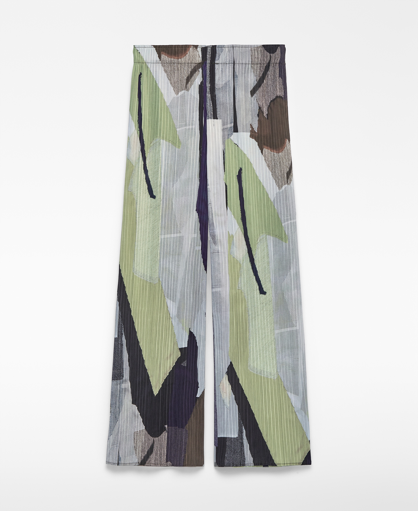 Pantalón crinkle estampado mujer image number 5