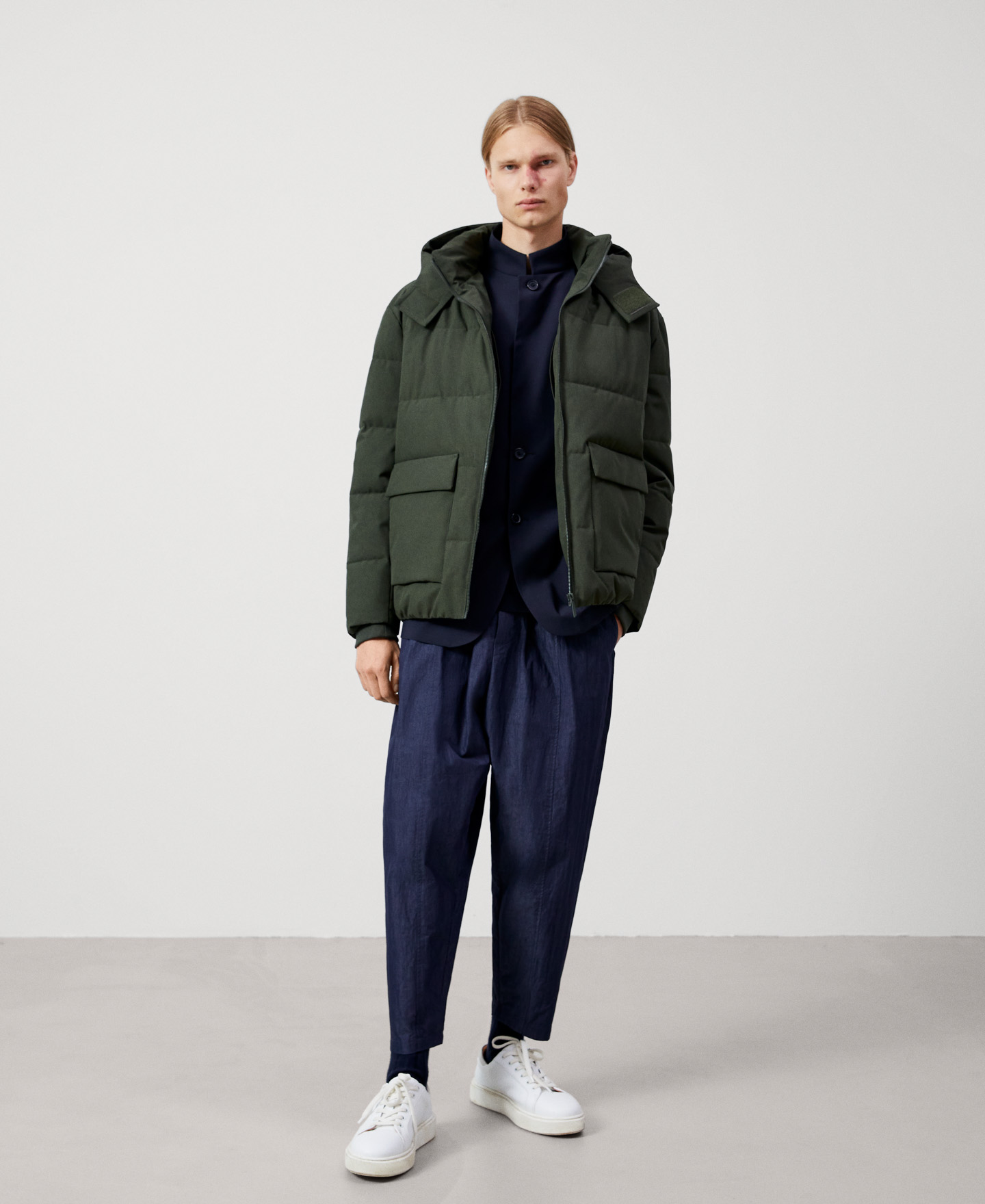 Padded hood jacket image number 5