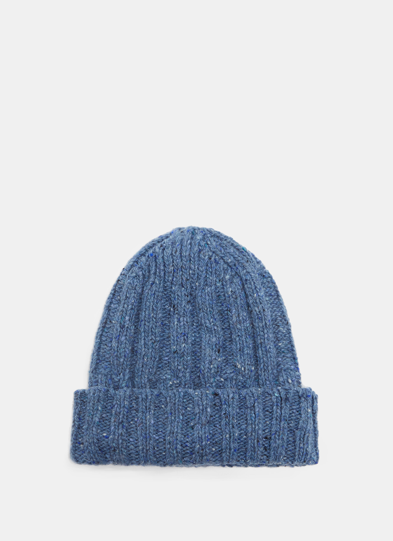 Gorro beanie de punto jaspeado image number 0