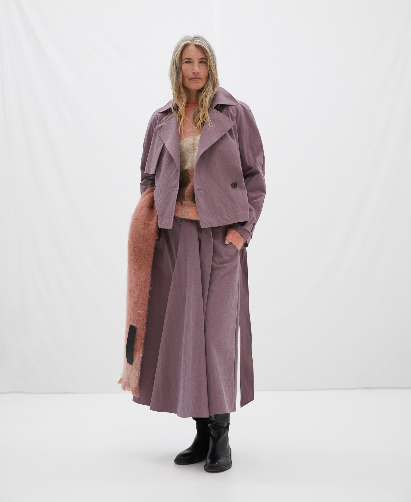 Carded mohair sweater image number 1