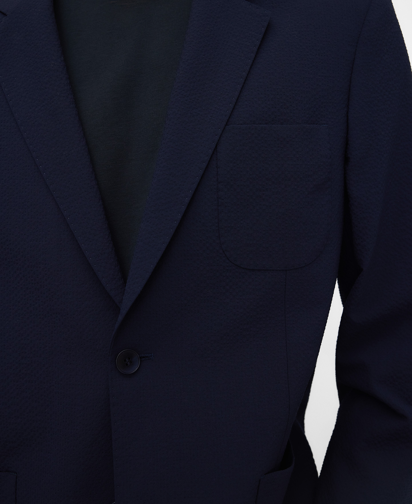 Seersucker tailored blazer man image number 3