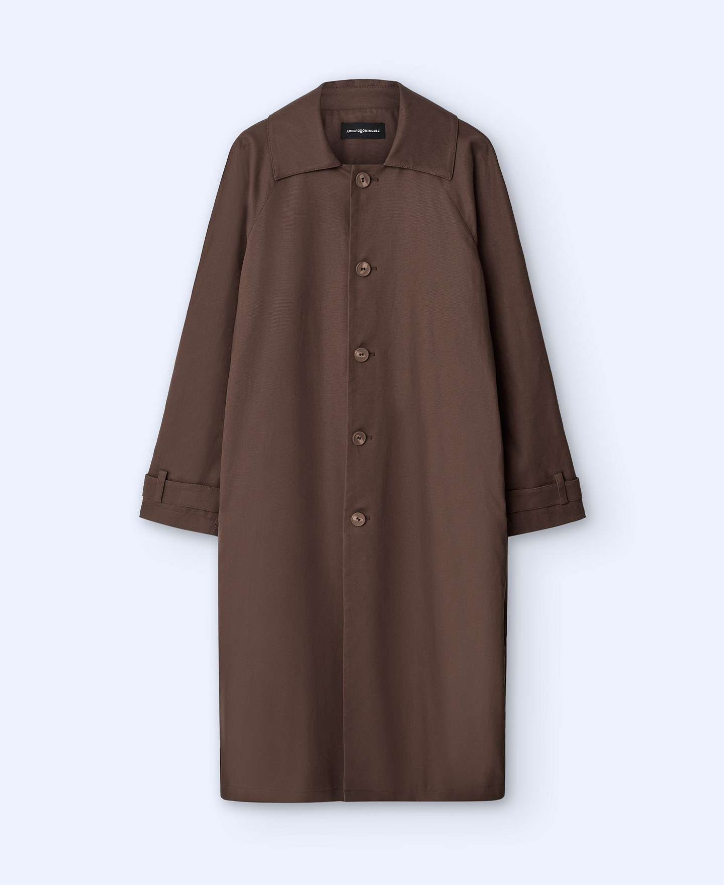 Gabardina oversize en algodón encerado image number 6
