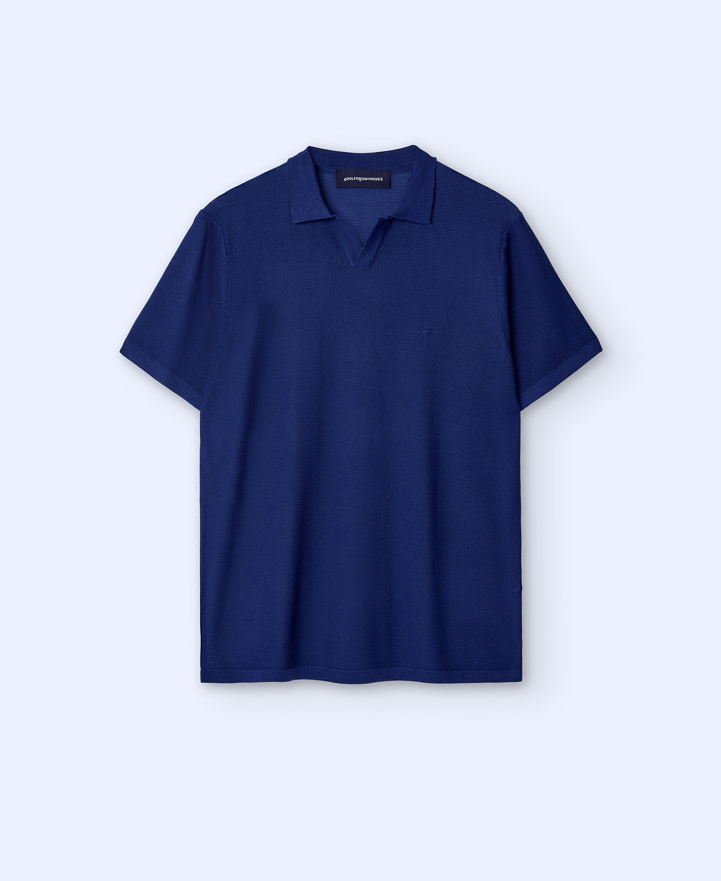 Regular fit buttonless polo shirt image number 4