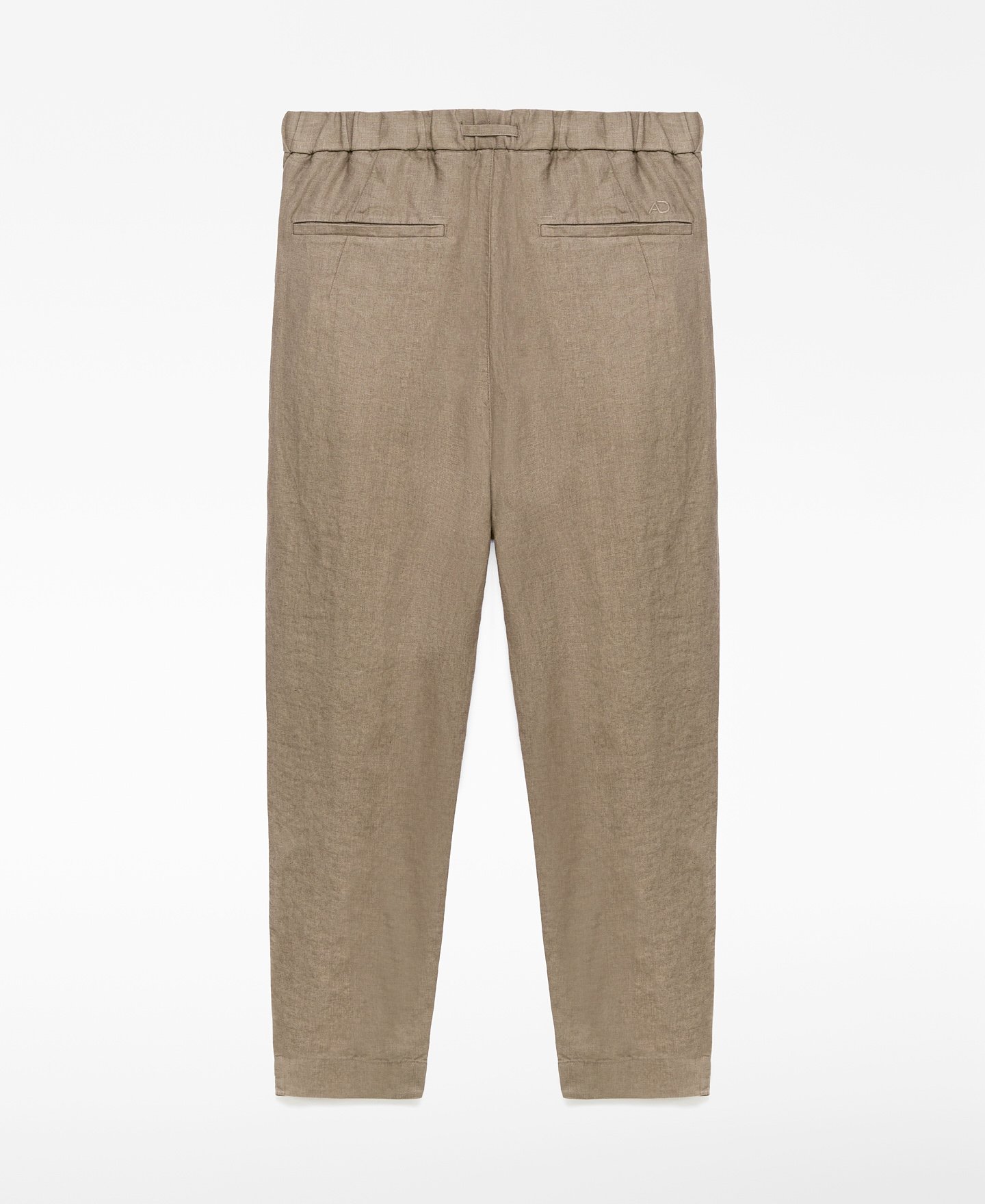 Linen jogger trousers man image number 5